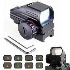 Field Sports Reflex Sight with 4 Reticles: Precision & Speed Combo