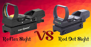 Application of reflector sight and red dot sight